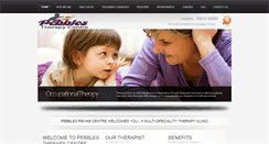 Desktop Screenshot of pebblestherapycentre.com